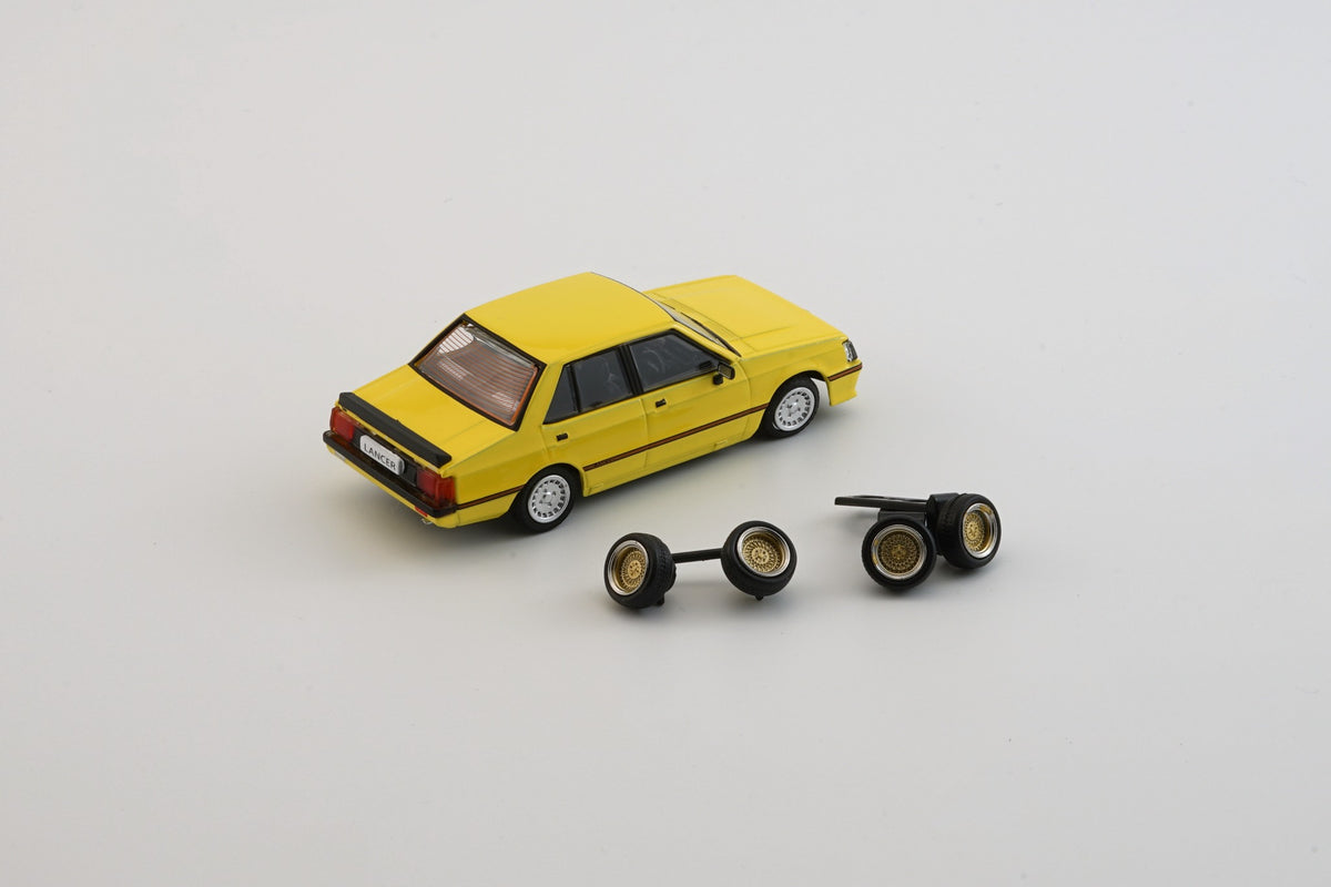 1:64 Mitsubishi Lancer EX2000 Turbo -- Yellow -- BM Creations