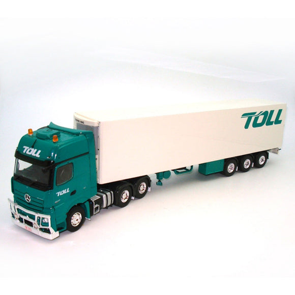 1:50 Mercedes MP04 w/ Single Reefer/Refrigerated Trailer - TOLL - Cooee Classics