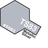 Tamiya Spray Paint (100mL) -- Metallic Silver (TS-83)