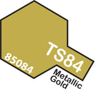 Tamiya Spray Paint (100mL) -- Metallic Gold (TS-84)