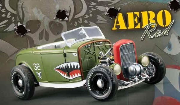 ★ 32 FORD ROADSTER ARMY ★ACME GMP★ 1/18 1:18 1932 Ford Roadster -- Aero Rat Rod -- ACME