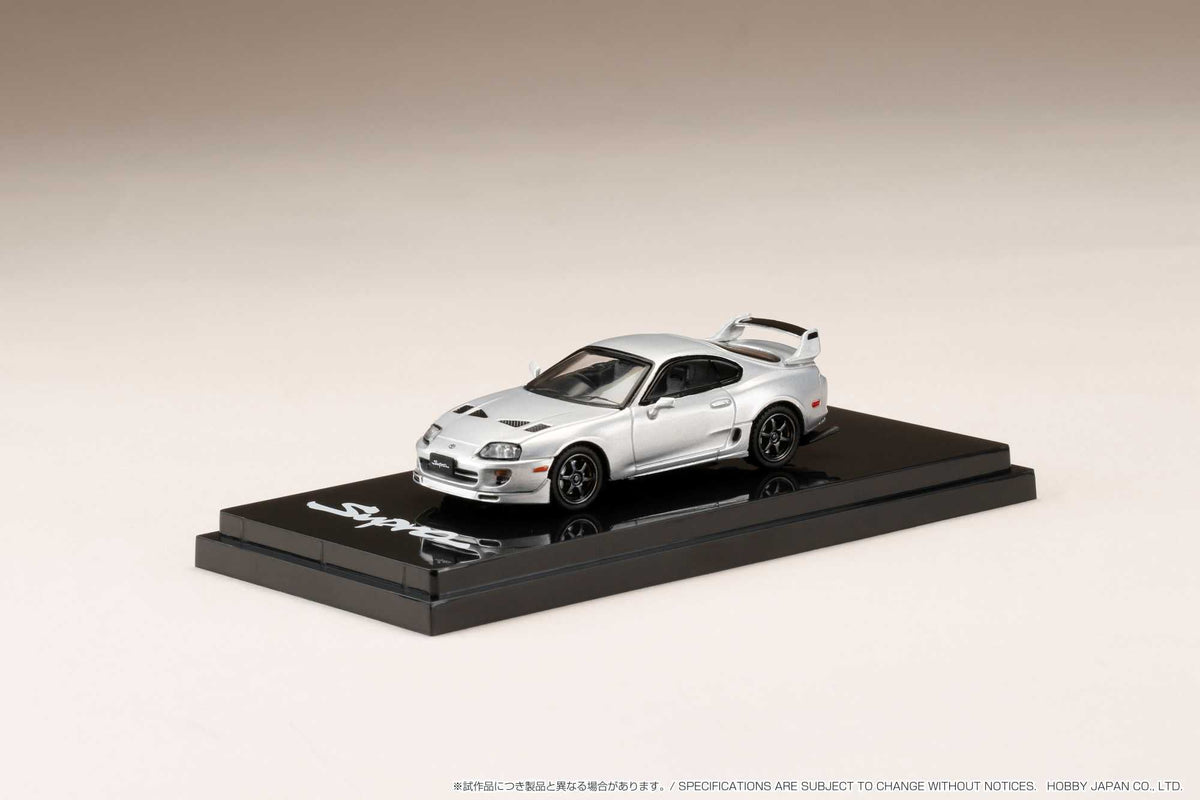 1:64 Toyota Supra Rz (a80) Jdm Style -- Silver Metallic -- Hobby Japan