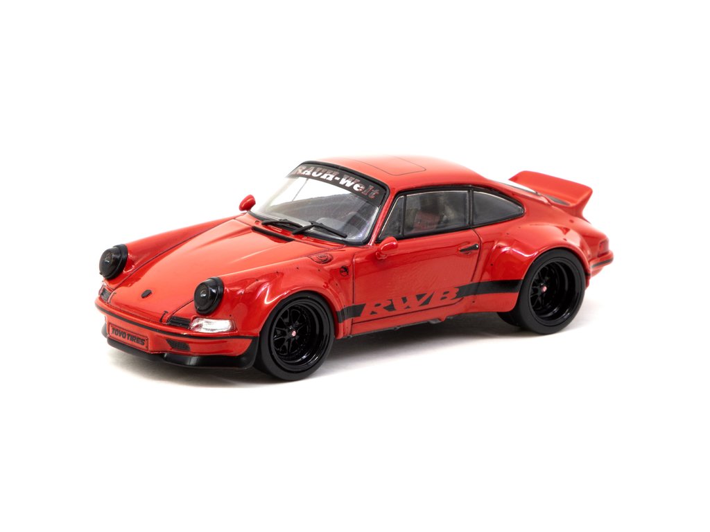 1:43 RWB Backdate -- Red -- Tarmac Works Porsche