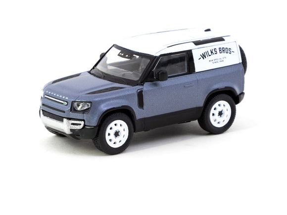 1:64 Land Rover Defender 110 -- Matte Blue Grey -- Tarmac Works