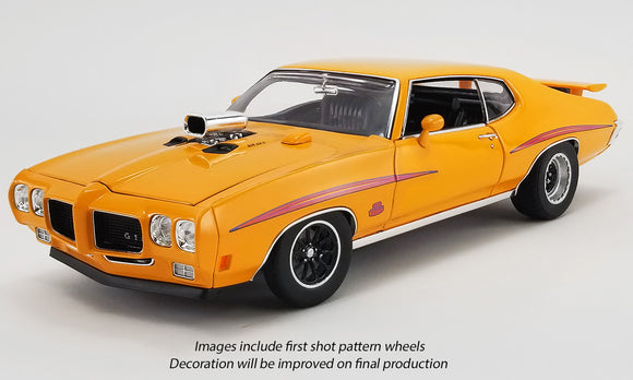 1:18 1970 Pontiac GTO Judge -- Orange -- Drag Outlaws -- ACME