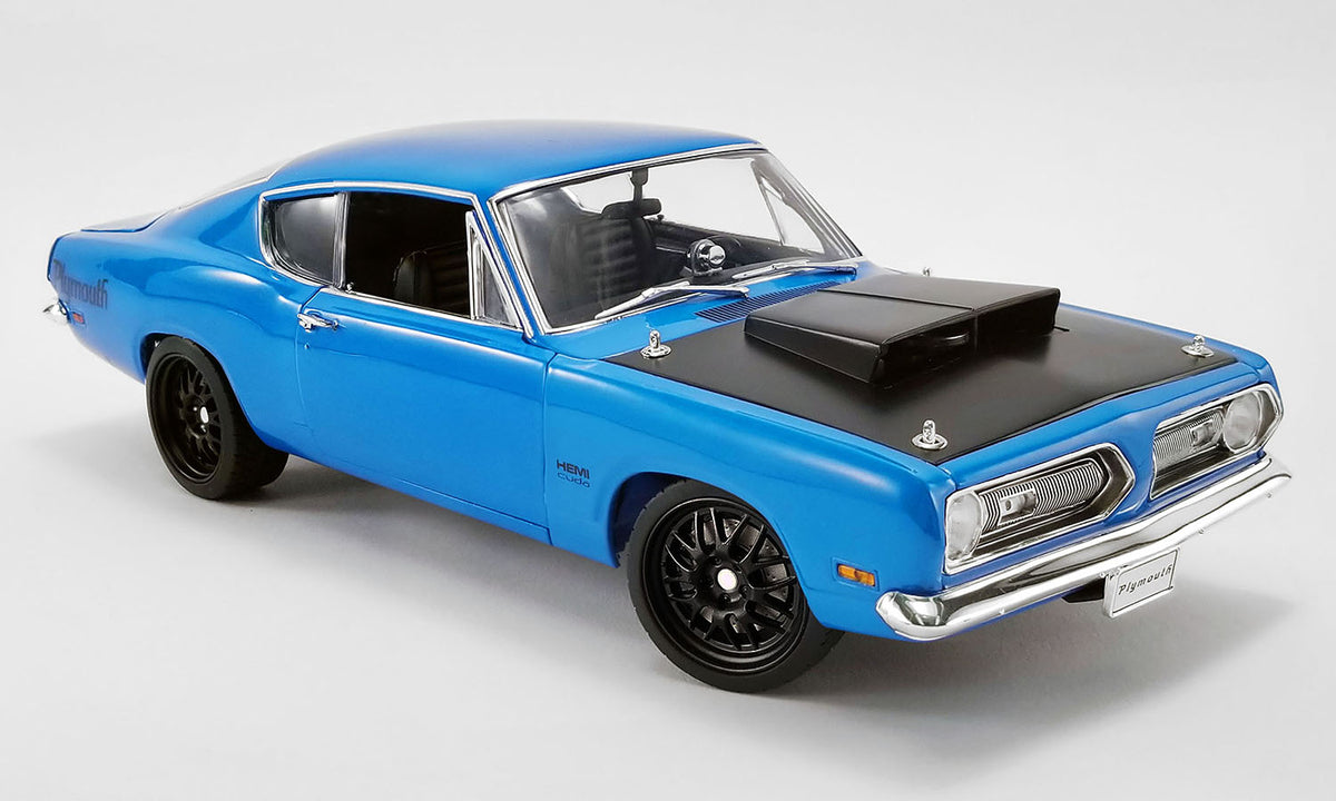1:18 1969 Plymouth Hemi Cuda Street Fighter -- Petty Blue -- ACME