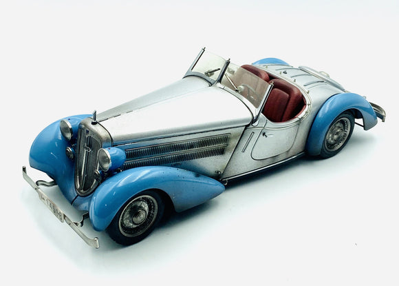 1:18 1935 Audi Front 225 Roadster -- Blue/Silver -- Weathered -- CMC M-075B
