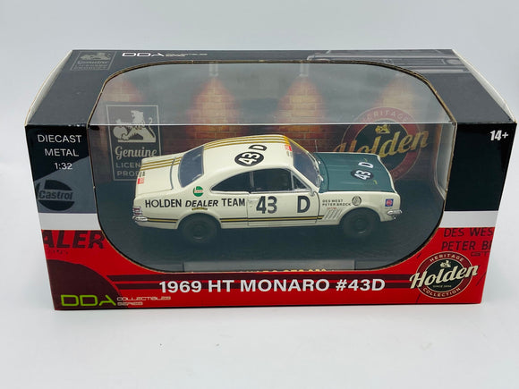 1:32 1969 Bathurst Peter Brock -- #43D Holden HT Monaro GTS -- DDA