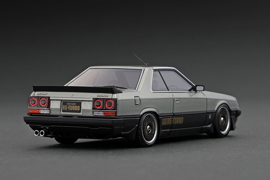 1:43 Nissan Skyline 2000 RS-Turbo (R30) -- Silver/Black -- Ignition Mo