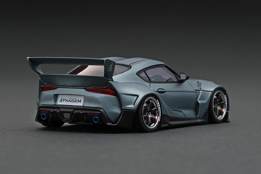 1:43 Toyota Supra (A90) PANDEM -- Matte Grey Metallic -- Ignition Mode