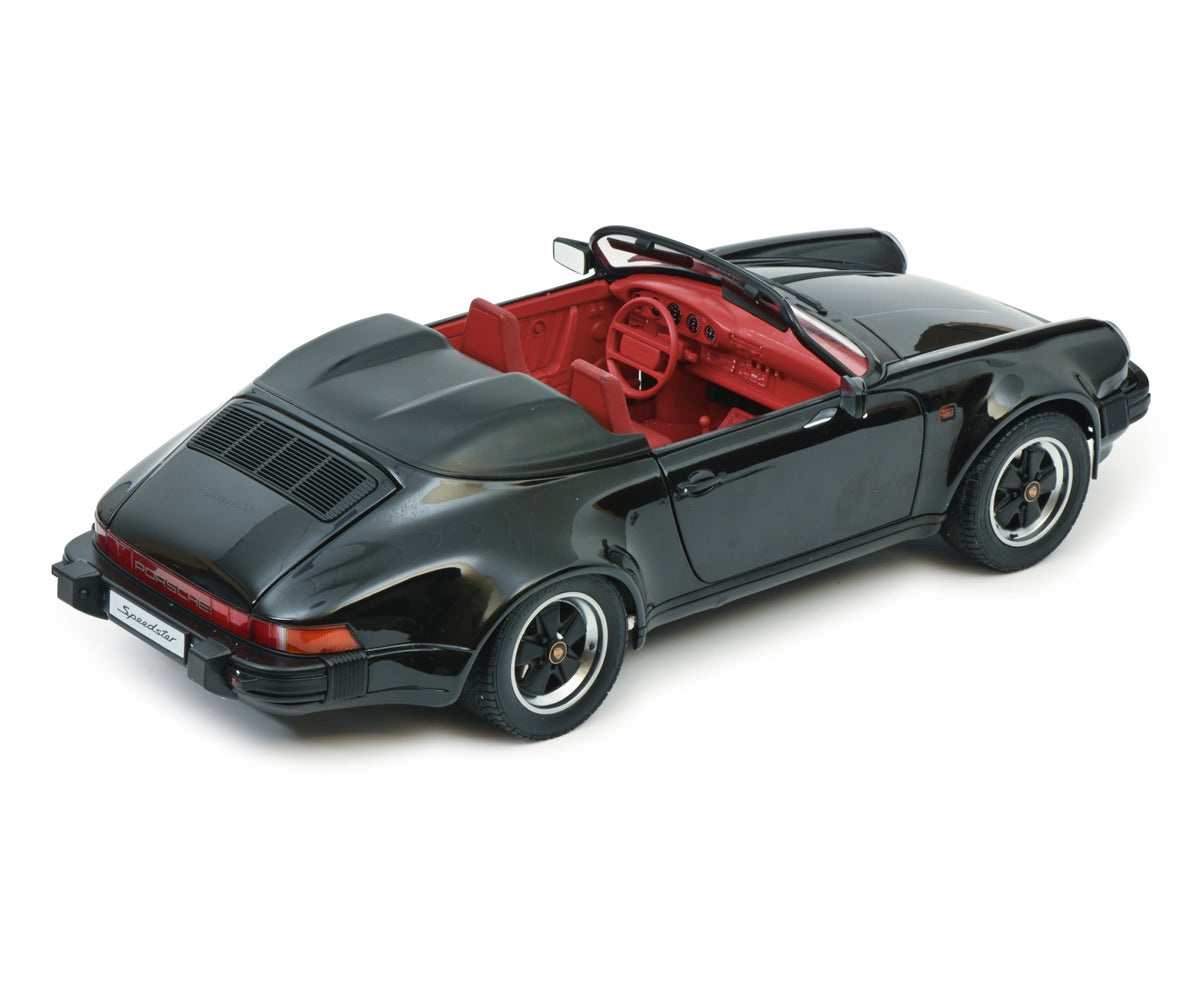 Schuco 1/12 Porsche 911 Speedster 1989 – Miniature Noire Diecast De Collection