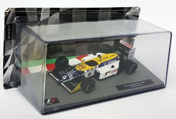 1:43 1987 World Champion -- Nelson Piquet -- Williams FW11B -- Atlas F1