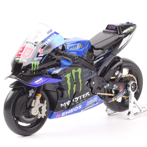 1:18 2021 Monster Yamaha Racing Team -- #20 Fabio Quartararo -- Maisto MotoGP