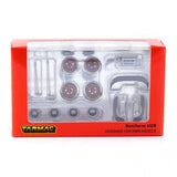 1:64 Rotiform HUR Wheels -- Red/Chrome -- Tarmac Works Accessories