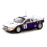 1:64 1985 Rally Costa Brava -- #4 Navy/White Lancia 037 -- Tarmac Works