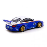 1:43 RWB 997 Old & New -- #1 Blue/White -- Tarmac Works Porsche
