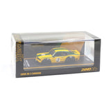 1:64 Mazda RX3 Savanna LBWK Liberty Walk -- Yellow/Green -- INNO64