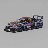 1:64 Nissan R34 Skyline GTR LBWK Super Silhouette - #5 Purple Chrome -- CM-Model