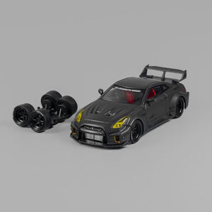 1:64 Nissan R35 LBWK GT35RR Super Silhouette -- Carbon Fibre Black -- CM-Model