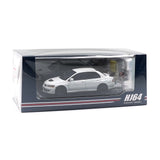 1:64 Mitsubishi Lancer Evo 8 MR GSR w/Engine -- White -- Hobby Japan