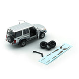 1:64 Toyota Land Cruiser LC76 -- Silver -- BM Creations