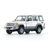 1:64 Toyota Land Cruiser LC76 -- Silver -- BM Creations