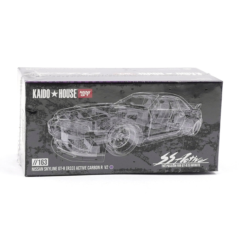1:64 Nissan Skyline GT-R (R33) Active Carbon V2 - Kaido House x Mini G