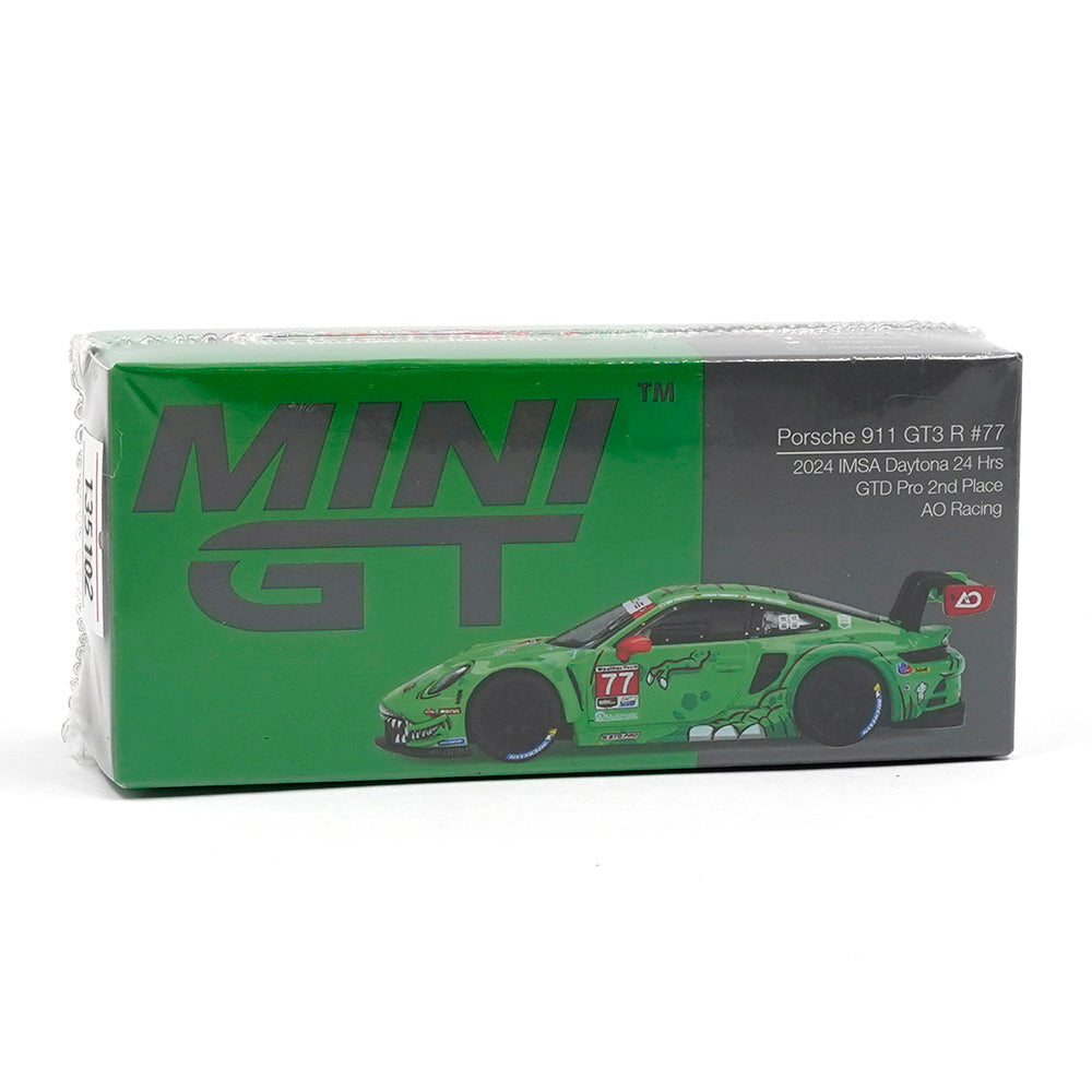 1:64 2024 Daytona 24 Hr -- #77 Porsche 911 GT3 R “REXY” -- Mini GT MGT