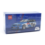 1:64 Nissan Stagea w/R34 GTR Skyline Front -- #62 Simon's Garage -- Pop Race