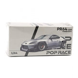1:64 Toyota GR86 PANDEM -- Silver/Black -- Pop Race