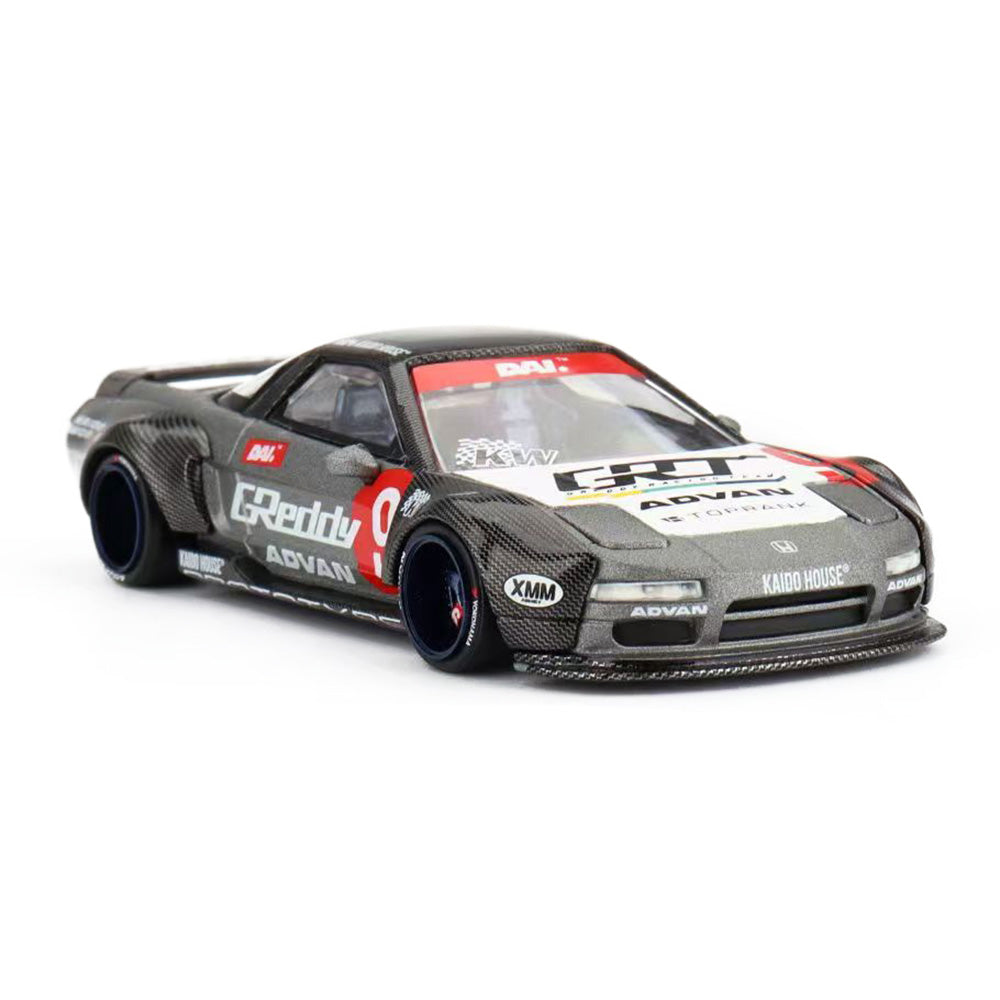 1:64 Honda NSX Kaido Test Car Spec V1 GReddy Grey -- Kaido House x Min