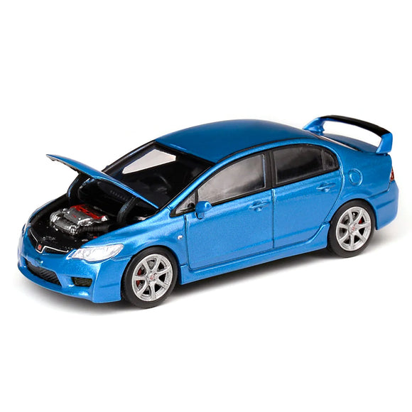1:64 Honda Civic (FD2) Type R -- Vivid Blue Pearl -- Motorhelix M65402