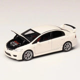 1:64 Honda Civic (FD2) Type R -- Championship White -- Motorhelix M65401