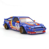 1:64 Toyota AE86 Sprinter Kaido Racing V1 -- #68 Blue -- Kaido House KHMG196