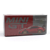 1:64 Porsche 911 (992) GT3 RS Weissach Package -- Guards Red -- Mini GT MGT01060