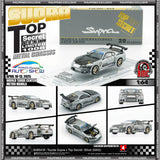 1:64 Toyota Supra (JZA80) Top Secret -- Silver -- BM Creations Expo Car