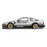 1:64 Toyota AE86 Sprinter Trueno Kaido Street V2 -- White/Black -- Kaido House KHMG218