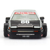 1:64 Toyota AE86 Sprinter Trueno Kaido Street V2 -- White/Black -- Kaido House KHMG218