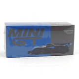 1:64 Bugatti Bolide Presentation -- Black/Blue -- Mini GT MGT01063