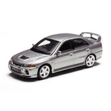1:64 Mitsubishi Lancer Evolution IV (4) -- Silver Metallic -- Motorhelix M64001
