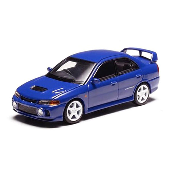 1:64 Mitsubishi Lancer Evolution IV (4) -- Icelle Blue -- Motorhelix M64002