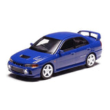 1:64 Mitsubishi Lancer Evolution IV (4) -- Icelle Blue -- Motorhelix M64002