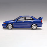 1:64 Mitsubishi Lancer Evolution IV (4) -- Icelle Blue -- Motorhelix M64002