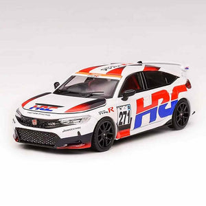 1:64 Honda Civic (FL5) Type R - #271 HRC Version Pearl White - Motorhe