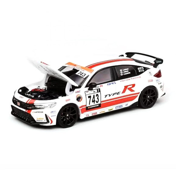 1:64 Honda Civic (FL5) Type R -- R&D Challenge Pearl White -- Motorhelix M65314