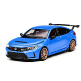 1:64 Honda Civic (FL5) Type R Customised - Racing Blue Pearl - Motorhelix M65321