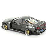 1:64 Nissan Skyline GT-R R34 Kaido V2 - GReddy -- Kaido House x Mini GT KHMG222