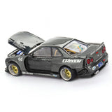 1:64 Nissan Skyline GT-R R34 Kaido V2 - GReddy -- Kaido House x Mini GT KHMG222