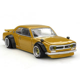 1:64 Nissan Skyline 2000GT-R (KPGC10) Street V2 - Yellow -- Kaido House x Mini GT