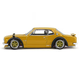 1:64 Nissan Skyline 2000GT-R (KPGC10) Street V2 - Yellow -- Kaido House x Mini GT